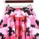 Womens Pink Camouflage Digital Printing Skirt Skt1176