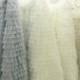 Luxurious skirt made of tulle, tulle skirt with ruffle, petticoat lush tulle, grey tulle skirt, Bridal tulle skirt, petticoat tulle ivory