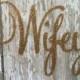 Wifey Iron on Decal/ Bridal Party Iron on Decal/ Bachelorette Party Iron on Decals/ Team Bride Iron on/ Bride Tribe Iron on Decal