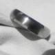 Titanium Ring or Wedding Band Domed Profile Beveled Edge