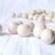 15 mm Natural wooden beads 50 pcs - eco friendly r15mm