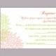 DIY Wedding RSVP Template Editable Word File Download Rsvp Template Printable RSVP Cards Green Red Rsvp Card Template Floral Rsvp Card