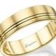 Mens Wedding Band, Wedding Ring, 14k gold ring, Mens wedding ring, Band ring, Gold Band, Yellow gold ring, Unique wedding ring
