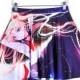 Digital Printing Hot Spring Girl Pleated Skirts Skt1121