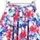 Hot Digital Printing Super Pleated Skirts Skt1116