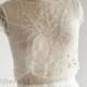 Boho Beach Sheer Illusion See Through V Back Beaded Lace Chiffon Wedding Dress Bridal Gown