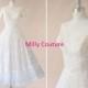 Lace wedding dress vintage short sleeves,1950's Rockabilly Wedding Dress, short lace wedding dress, tulle wedding dress 1950s,