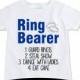 Ring Bearer Gift, Ring bearer shirt, Ring Bearer Outfit, Ring Bearer Wedding Gift, Faux glitter shirt, kids wedding shirt gift ...(EX 375)
