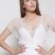 Bohemian lace sleeves wedding dress,open back wedding dress