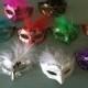 12 Mini Mardi Gras Feathered GLITTER MASK party decorations wedding quince favor