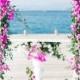 Elegant White & Gold Turkey Destination Wedding With Fuchsia Pink Flowers, Neutral Bridesmaid Dress & A Lace Carolina Herrera Bridal Gown