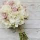 Rustic Bouquet, Fall Wedding Bouquet - Bridal Bouquet, Wedding Bouquet, Vintage Bouquet, Silk Bouquet, Shabby Chic, Cottage Chic Bouquet