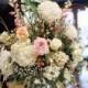 Rustic Wildflowers In Mason Jar Wedding Centerpiece