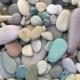 Colorful River rocks from ALASKA - pastel stones - garden decor - colorful river rocks - natural beach stones
