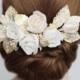 Introducing The Exquisite Floral Bridal Hair Adornments From Yelena Accessories -