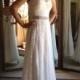 H1550 Gorgeous simple soft lace strapless wedding dress