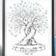Wedding tree, Fingerprint tree, Wedding guestbook, Guest book, Wedding Ideas, Guestbook, Finger print tree