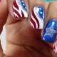 Patriotic Fourth Of July Nail Art (Chickettes)