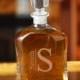 Glass Decanter -Monogrammed Whiskey Decanter - Monogrammed Glass Decanter -  (1269)