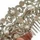 Gatsby Wedding Hair Comb, Bridal Headpiece, Art Deco Bridal Hair Comb, Crystal Wedding Headpiece, Pearl Bridal Hair Jewelry, FAY