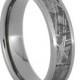 Custom Made Meteorite Wedding Band, Titanium Ring, Meteorite Ring For Men or Women