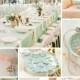 A Romantic Mint & Peach Wedding Inspiration Board