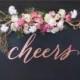 Laser Cut Cheers Sign