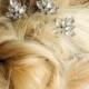 Set of 3/ Swarovski Crystal Hair Pins/ Hair Pins/ Bridal Hair Accessories/ Wedding Hair Accessories/ Bridal hair pin/Crystal pin set