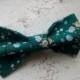 emerald bow tie virid floral bowtie emerald wedding self tie necktie hunter green ties matching handkerchief green cufflinks I gemelli verdi