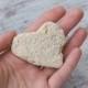 Heart sea stone Heart shaped paperweight Beige sea stone Table decoration Stacking stone Large sea stones Home office decor Beach decor
