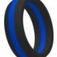 Men's Thin Blue Line Silicone Wedding Band Ring Flexible Medical Grade Athletic Military Gift for Him/Husband Mans Jewelry FREE SHIPPING