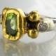 Peridot Engagement Ring, Diamond Ring, Peridot Jewelry, Alternative Engagement Ring, August Birthstone, Green Peridot Jewelry, Peridot Ring