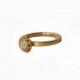 Diamond Ring - 18K Gold Ring - White Diamonds Ring - Geometic Elegnat Ring - Women Jewelry - Bridal Band Ring - Wedding & Engagement Ring