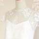 Jessa Lace Crop Top in White / Bridesmaids, Prom, Formal, Weddings