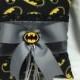 Custom Bat Hero Wedding Ring Bearer Pillow