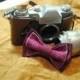 Burgundy gray EMBROIDERED bowtie Purple Burgundy pattern Can be made by order in other shades of burgundy or purple colours Wedding bow ties