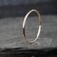 14k Gold filled ring, thin ring, hammered, 1mm ring, made at your size. Skinny ring, thin ring, stacking ring.