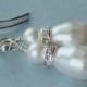 Bridal Pearl Drop Earrings - Pearl Drop Earrings - Ivory or White Pearl Bridal Earrings - Wedding Jewelryfor the Bride by JaniceMarie