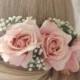 wedding hair accessories, flower hairpiece, Bridal hair accessories, wedding headpiece, flower hair comb, wedding hair comb
