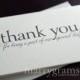 Wedding Thank You Note Card Set -Misc. Thank You for Being a Part of Our Special Day Vendor, Florist, Caterer (Set of 5) CS08