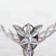 ON SALE Elven-Star  Celtic Weave Circlet Crown Tiara in silver.