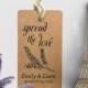 Spread the Love for wedding gifts with names and wedding date - DIY and create your own wedding gift tags