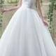 Cap Sleeves Elegant Illusion Lace Beading 2016 Wedding Dress