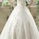 Newest Sweetheart Lace Appliques 2016 Wedding Dress Bowknot Sweep Train