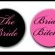 Bride's Bitches Bachlorette Party Favors 2.25 inch pinback button set Bachelorette Pins Buttons Badges