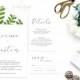 Printable Wedding Invitation Suite / Calligraphy / Wedding Invite Set - Minimal Marissa Suite