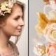 Bridal Flower Crown, Floral Hair Wreath, Bridal Bands, Rustic Wedding Tiara, Floral Halo, Wedding Halo, Ivory Cream Flower Crown