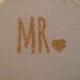 Mr & Mrs Wedding sign, Bride Groom, Rustic beige, Gold Glitter decor, Bridal shower centerpiece, Anniversary dinner, Gay Lesbian Union party