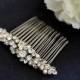 SALE - Dazzling Rhinestones hair comb -  crystal hair comb - wedding headpiece - Made to order