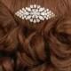 Rose Gold Bridal Hair Comb, Silver, Gold Wedding Tiara, Crystal Hair Comb, Crystal Tiara,  Breyton Hair Comb